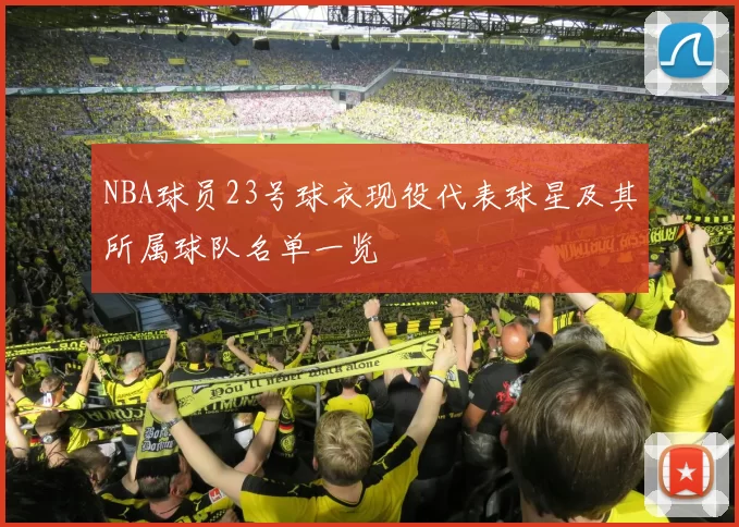 NBA球员23号球衣现役代表球星及其所属球队名单一览