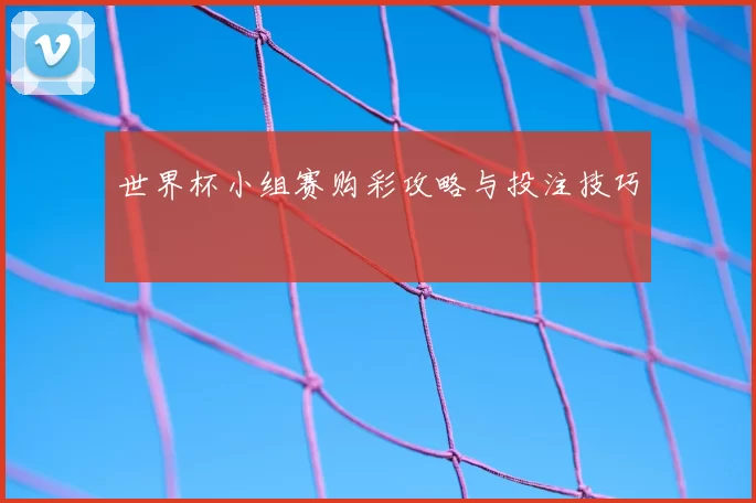 世界杯小组赛购彩攻略与投注技巧
