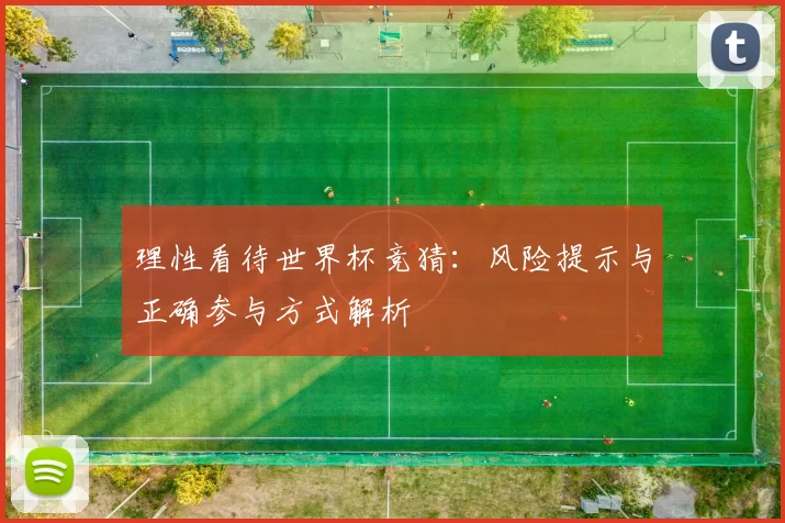 理性看待世界杯竞猜：风险提示与正确参与方式解析
