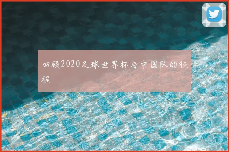 回顾2020足球世界杯与中国队的征程
